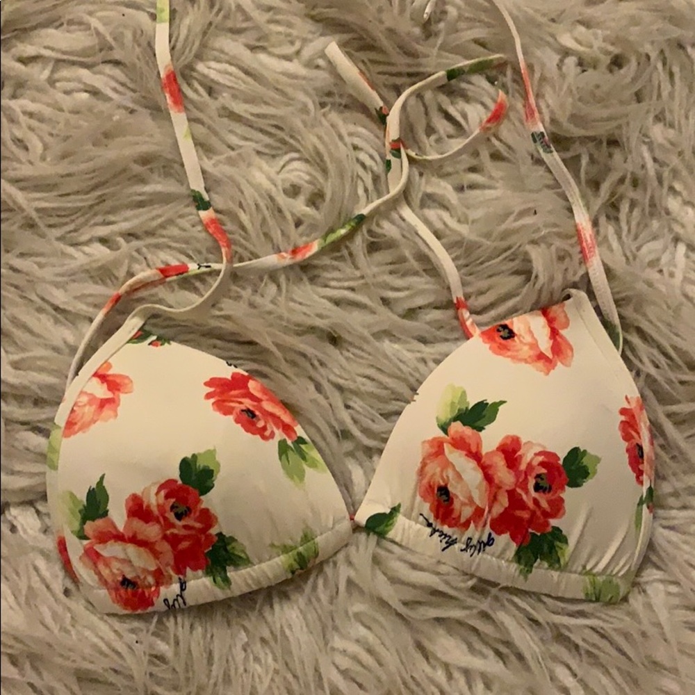 Gilly Hicks- floral Bikini Top